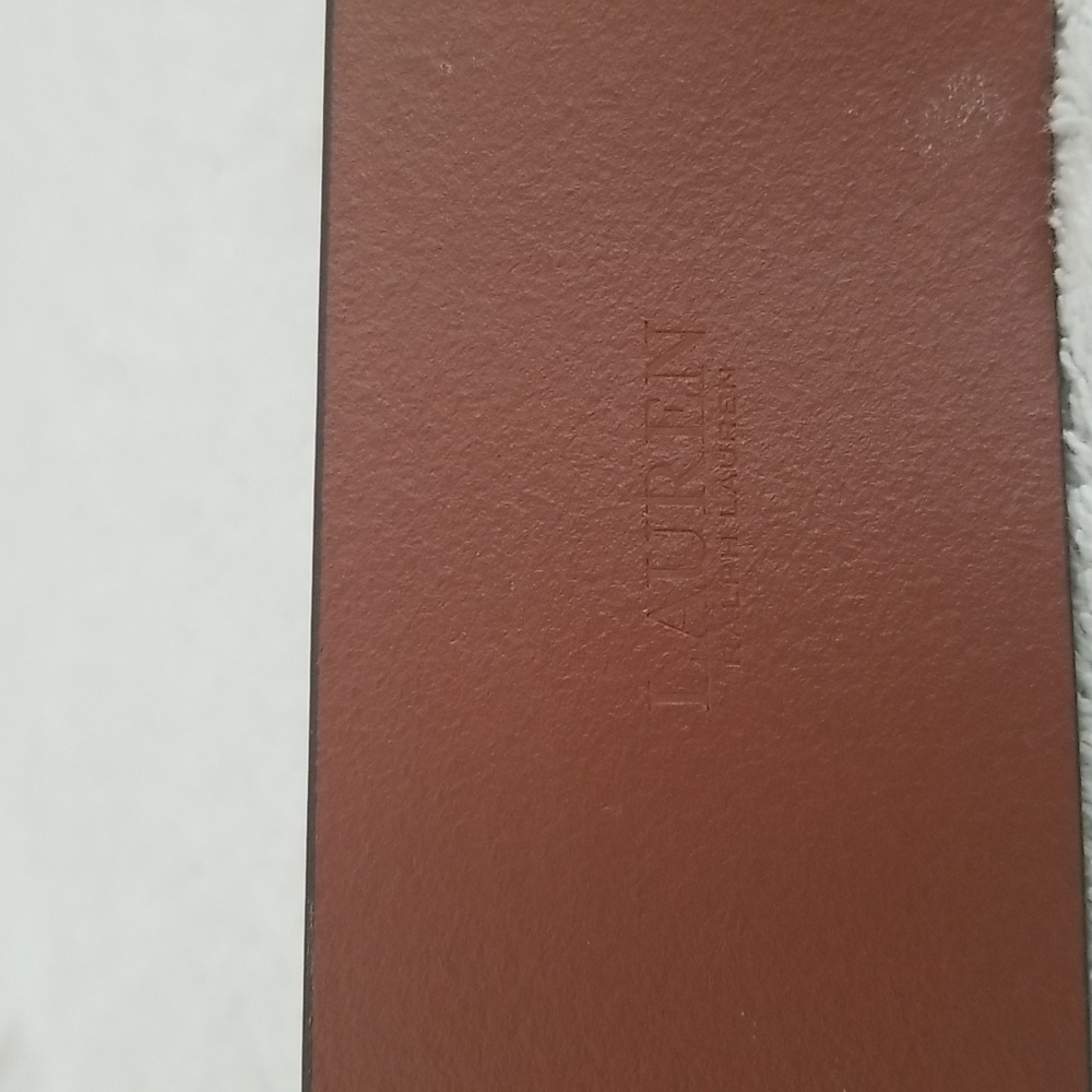 New Ralph Lauren Crescent Buckle Leather Belt - Picture 8 of 11